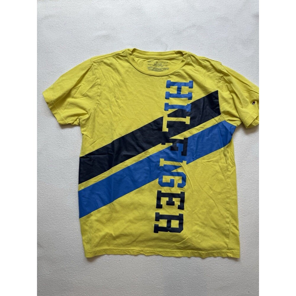 Tommy Hilfiger T shirt Lot Of 2 Youth XL Grey Long sleeve Yellow Short sleeve